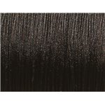 10 mètres Fil Cordon Tissu Nylon Tressé Noir 0.8mm - 4558550027528 