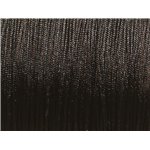 10 mètres Fil Cordon Tissu Nylon Tressé Noir 0.8mm - 4558550027528 
