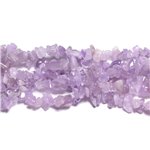 110pc environ - Perles Pierre - Amethyste claire Rocailles Chips 5-10mm Violet Mauve Lavande - 4558550028044