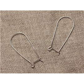 Pendientes Hooks Plata 925 33mm - 1 Par 4558550028327 