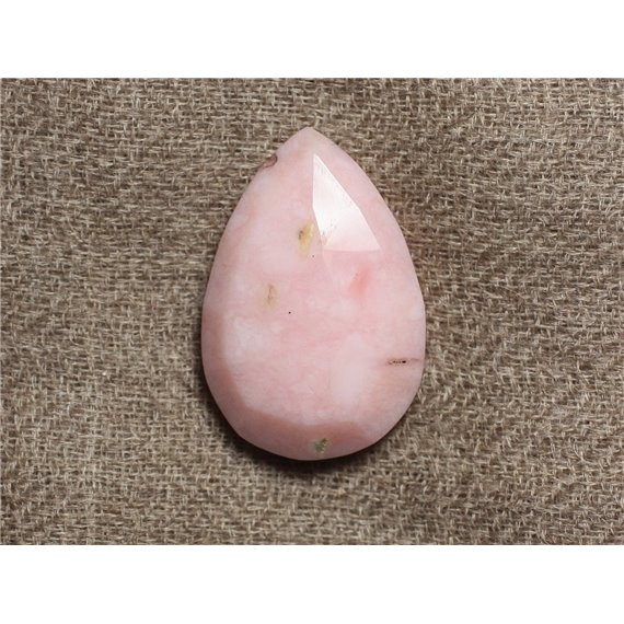 Perle de Pierre - Opale Rose Goutte Facettée 27mm  4558550028471