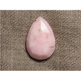 1pc - Perle de Pierre - Opale Rose Goutte Facettée 27mm - 4558550028471