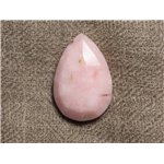 1pc - Perle de Pierre - Opale Rose Goutte Facettée 27mm - 4558550028471