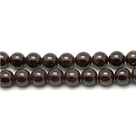 4pc - Stone Beads - Garnet Balls 10mm - 4558550026811 
