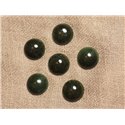 Cabochon de Pierre - Jade Canada Néphrite - Rond 15mm  4558550030962