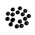 4pc - Cabochons de Pierre - Onyx Noir Rond 8mm -  4558550031884 