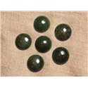 Cabochon de Pierre - Jade Canada Néphrite - Rond 20mm  4558550031907