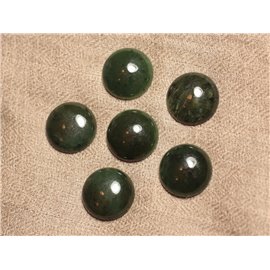 Cabujón de piedra - Jade Canada Nephrite - Redondo 20 mm 4558550031907