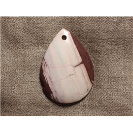 Colgante de piedra semipreciosa - Zebra Jasper 50mm Drop n ° 5 4558550031082 