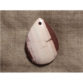 Semi Precious Stone Pendant - Zebra Jasper 50mm Drop n ° 5 4558550031082 