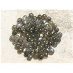 10pc - Perles de Pierre - Labradorite Boules 4-5mm - 4558550004369