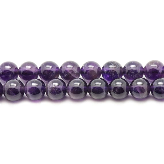 20pc - Perles de Pierre - Améthyste Boules 4mm   4558550032423 