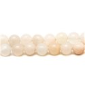 10pc - Perles de Pierre - Aventurine Rose Boules 6mm   4558550032515