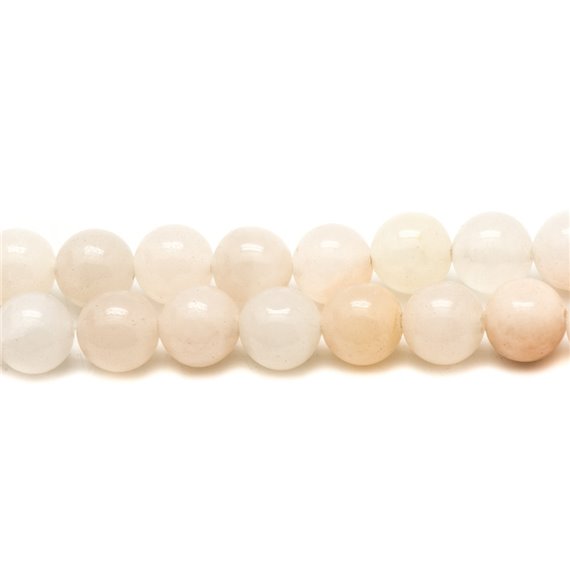 10pc - Perles de Pierre - Aventurine Rose Boules 6mm   4558550032515