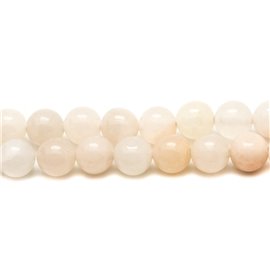10pz - Perline di pietra - Sfere di avventurina rosa 6mm 4558550032515