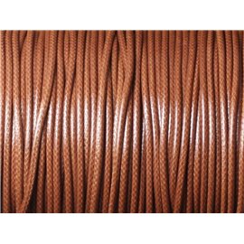 5 Meters - Waxed Cotton Cord 1.5mm Brown 4558550032669 