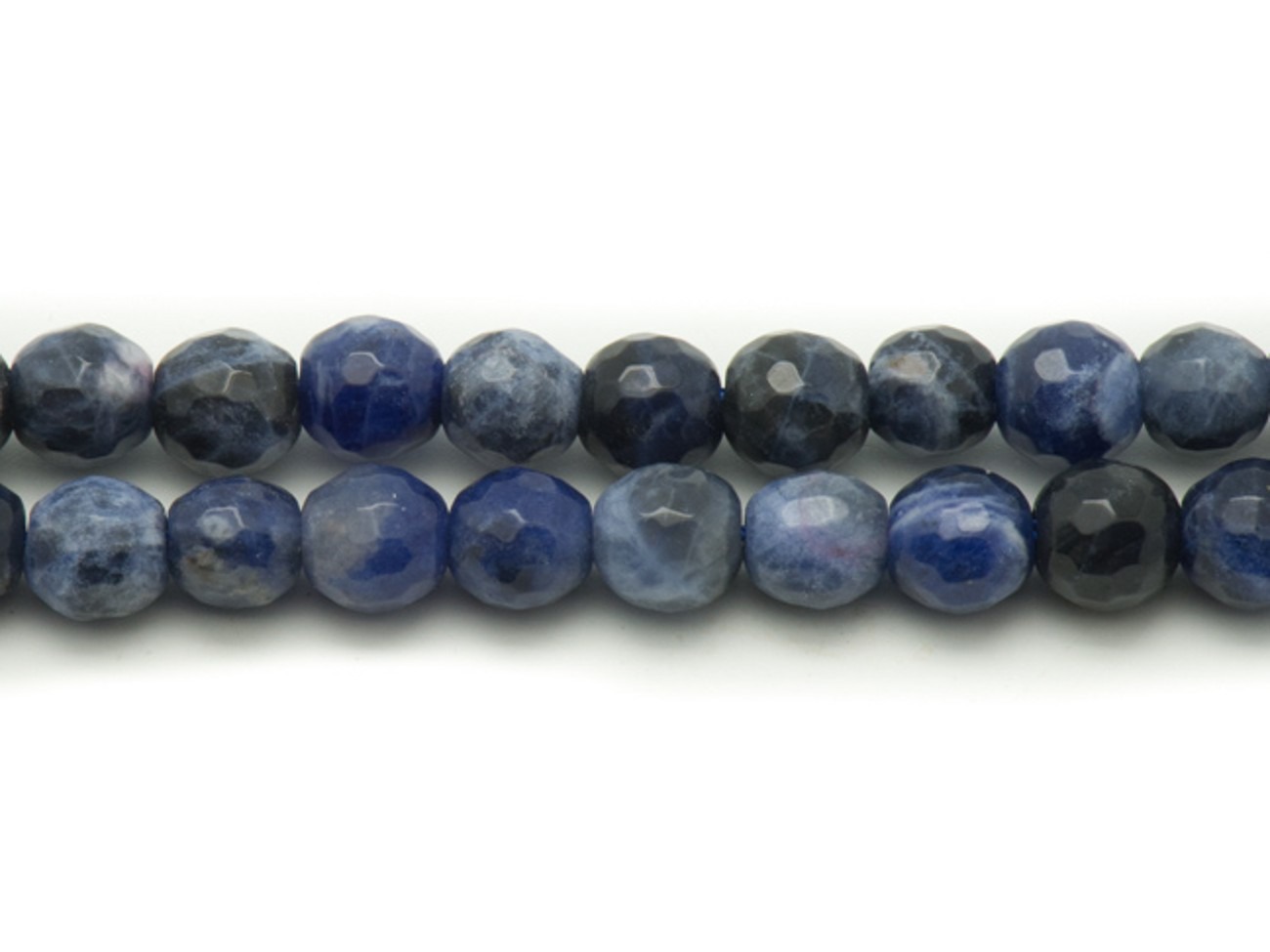5pc - Perles de Pierre - Sodalite Boules Facettées 8mm  4558550032812