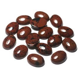 1pc - Stone Cabochon - Mahogany Obsidian - Oval 30x22mm 4558550033048 