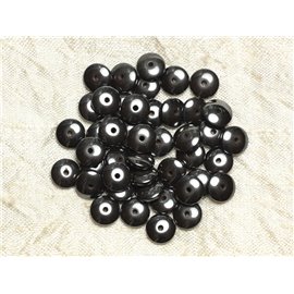 40pc - Perles de Pierre - Hématite Rondelles 8x3mm   4558550033079 