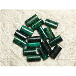 Cuentas de piedra - Turquesa teñida 16x8mm - Bolsa de 4 piezas 4558550033185