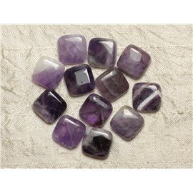 1Stk - Steinperle - Amethyst Losanges 19x16mm - 4558550033246 