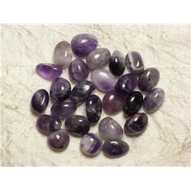 Stone Beads - Amethyst Chevron Nuggets 12-15mm - 10pc 4558550033321