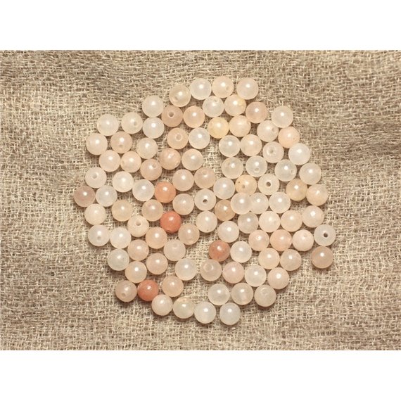 20pc - Perles de Pierre - Aventurine Rose Boules 4mm   4558550033642