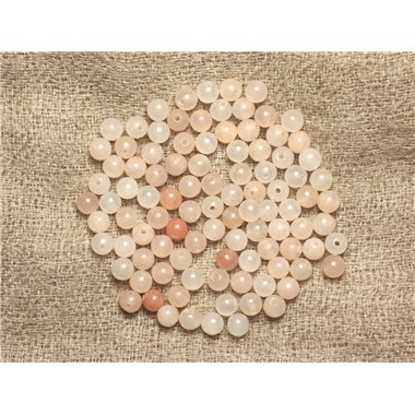 20pc - Perles de Pierre - Aventurine Rose Boules 4mm   4558550033642