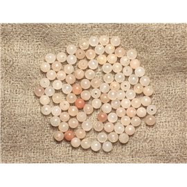 20pc - Cuentas de piedra - Bolas rosa aventurina 4 mm 4558550033642