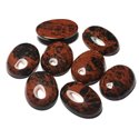 Cabochon de Pierre - Obsidienne Mahogany - Ovale 16 x 12mm  4558550033734 