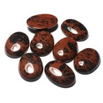 Cabochon de Pierre - Obsidienne Mahogany - Ovale 16 x 12mm  4558550033734 