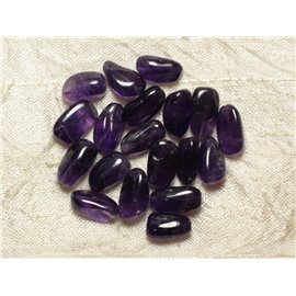 5Stk - Steinperlen - Amethyst Nuggets 12-14mm 4558550034014