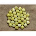 Perles de Pierre - Jade Citron 8mm - Sac de 10pc  4558550034090