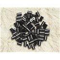 20pc - Perles de Pierre - Hématite Tubes 6x4mm  4558550034205