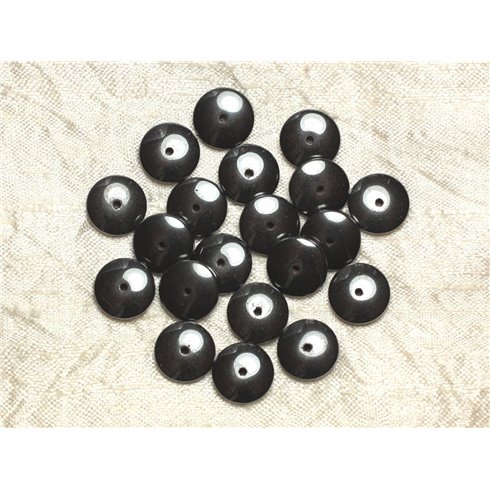20pc - Perles de Pierre - Hématite Rondelles 12x3mm -  4558550034373 