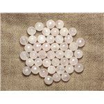 10pc - Perles de Pierre - Quartz Rose Boules Facettées 6mm   4558550026149 