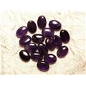 2pc - Perles de Pierre - Améthyste Ovales 14x10mm  4558550034960