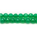 10pc - Perles de Pierre - Onyx Vert Boules Facettées 8mm   4558550035103