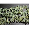 10pc - Perles de Pierre - Chips Rocailles Batonnets Phrénite 12-25mm  4558550035516