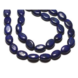 4Stk - Steinperlen - Lapislazuli Ovales 12x8mm - 4558550035813 