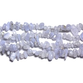110pc approx - Seed Beads Chalcedony Chips 5-10mm 4558550035868
