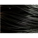 5m - Cordon Cuir Véritable Noir 1mm   4558550036032