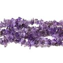 120pc environ - Perles de Pierre Améthyste Rocailles Chips 5-10mm -  4558550036254