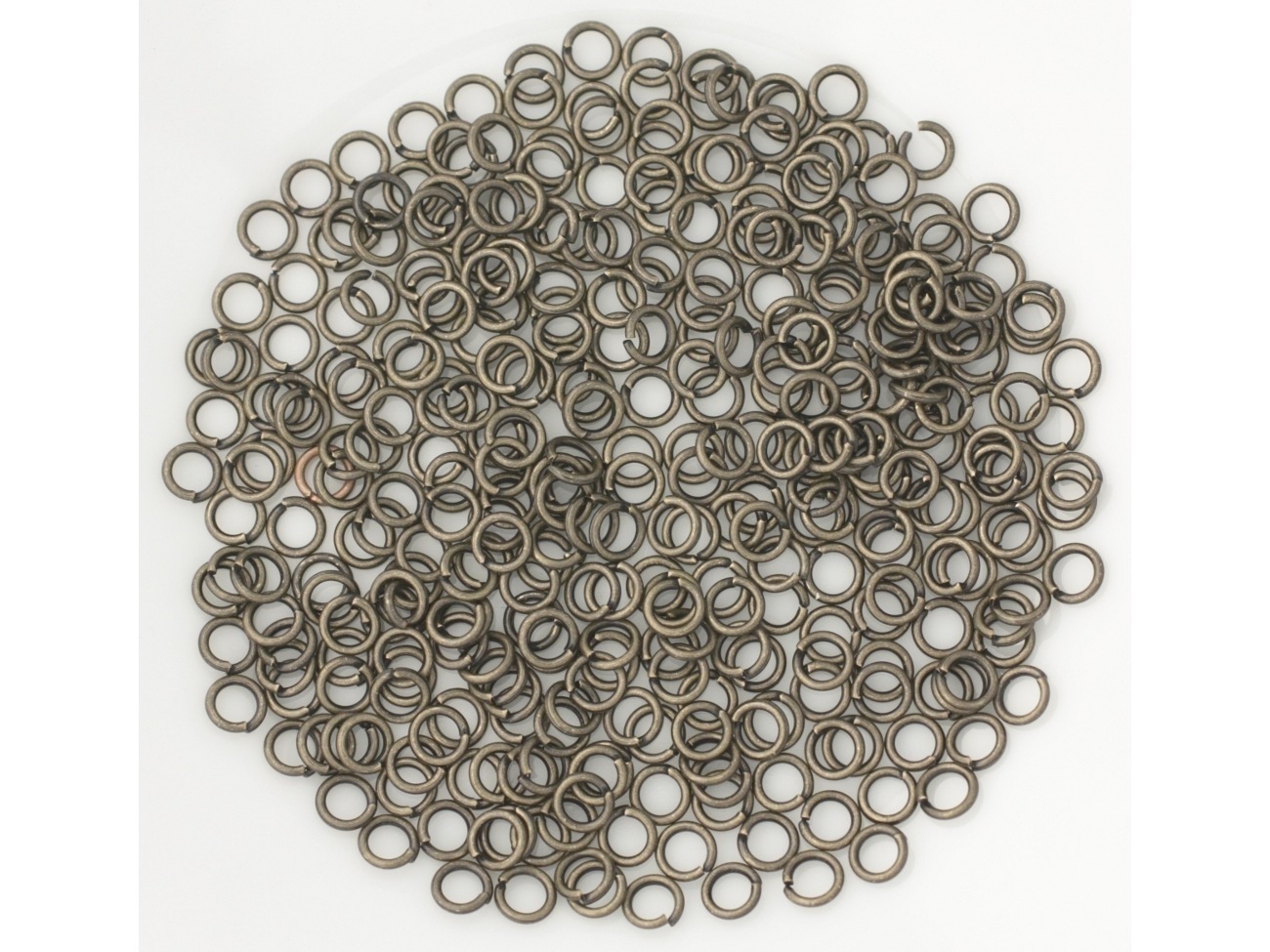 500pc env - Apprêts Anneaux jonction ouverts 4mm Métal Bronze - 4558550036568
