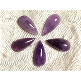 Cabochon in pietra - Ametista - Goccia 15 x 7 mm 4558550036575 