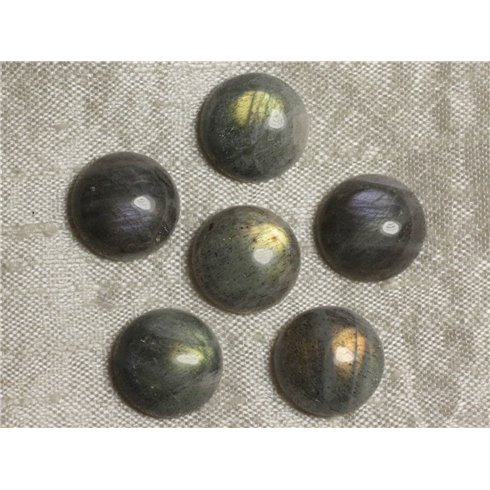 Cabochon de Pierre - Labradorite Rond 15mm - 4558550036735