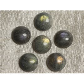 Cabujón de piedra - Labradorita - Redondo 15 mm 4558550036735