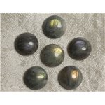 Cabochon de Pierre - Labradorite Rond 15mm - 4558550036735