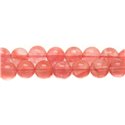 20pc - Perles de Pierre - Quartz Cerise Boules 4mm   4558550037749
