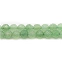 10pc - Perles de Pierre - Aventurine Verte Boules Facettées 6mm   4558550038142